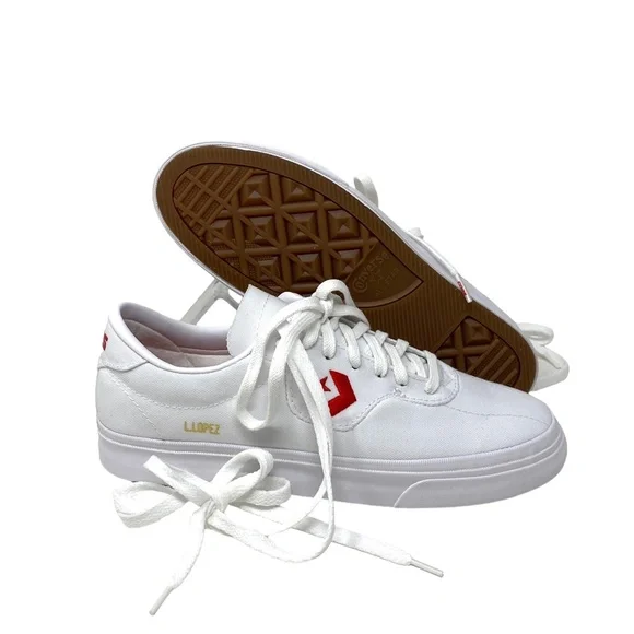 💖MEGA SALE💖Converse Louie Lopez Pro OX Low Top White Canvas Men’s A02416C - Picture 3 of 11